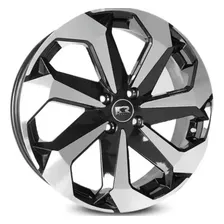 2 Rodas Aro 17 Tarantula 4x100 Kr Preta Diamante ( Par ) Foto mini 1