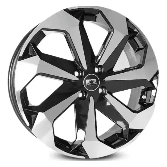 2 Rodas Aro 17 Tarantula 4x100 Kr Preta Diamante ( Par ) Foto 1