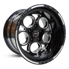 2 Rodas Tala 10 E 2 Rodas Tala 7 5x114 Weld C10 Krmai Magnum Cor Preto Diamantado Foto mini 2