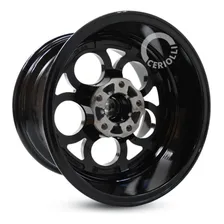 2 Rodas Tala 10 E 2 Rodas Tala 7 5x114 Weld C10 Krmai Magnum Cor Preto Diamantado Foto mini 3