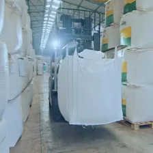 2 Sacos Big Bag Ensacar Poda Jardinagem Entulho 1200kg Cor Branco Foto mini 2