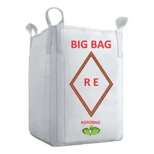 2 Sacos Big Bag Rafia Reciclagem Jardinagem 90x90x120cm Cor Branco Foto mini 2