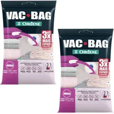 2 Sacos À Vácuo Vac Bag Ordene Jumbo 100x110 Edredom Roupas Foto mini 1
