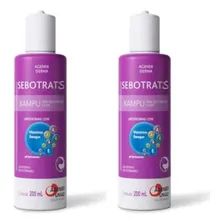 2 Sebotrat S Shampoo Para Seborreia Seca 200ml Cães E Gatos Foto mini 1