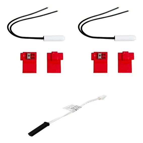 2 Sensor Temperatura Geladeira Consul + Fusivel Termico Kit Foto 1