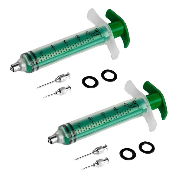 2 Seringas Veterinária 25ml Fazfort Esterelizável 4 Agulhas Foto 1