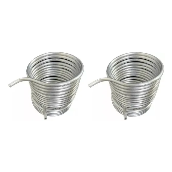 2 Serpentina Alumínio 9 Metros Chopeira Art Chopp 2 Garrafa Cor Cinza Nao Tem Foto 1