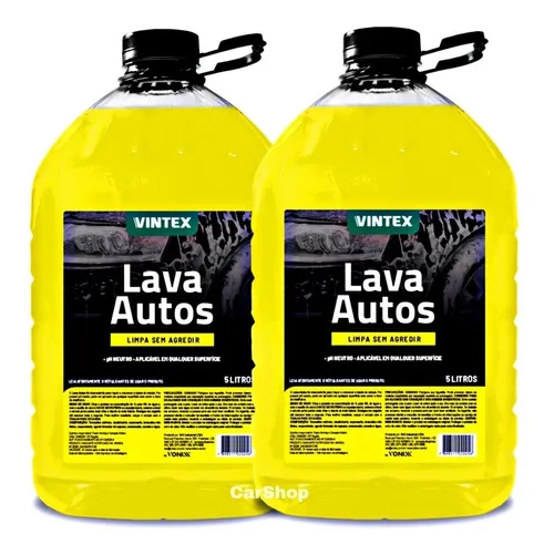 2 Shampoo Automotivo Lava Autos 5l Vonixx Foto 1
