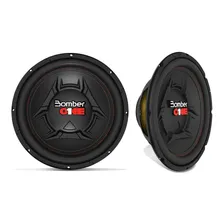 2 Subwoofer Bomber One 12 Pol 200w Rms 4 Ohms Modelo Cor Preto Foto mini 1