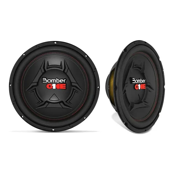 2 Subwoofer Bomber One 12 Pol 200w Rms 4 Ohms Modelo Cor Preto Foto 1