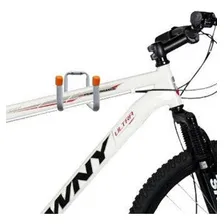 2 Suporte Aço Multiuso 20kg Parede Bike Mangueira Escada Cor Branco Foto mini  3