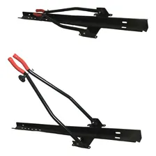 2 Suporte Transbike Rack Calha De Teto Leva Transporte Bike Cor Preto Foto mini  2