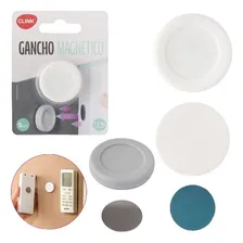 2 Suportes Gancho Adesivo Multiuso Parede Controle Magnético Foto mini 4