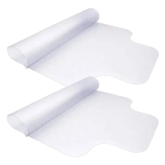 2 Tapete Protetor Piso Em Pvc 85x120cm Transparente Kapazi Foto 1
