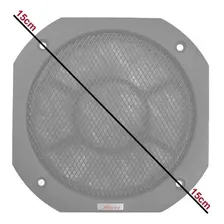 2 Tela Para Alto Falante 6 Polegadas Preta Par Com Forro Cor Preto Permak Foto mini 4