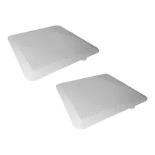 2 Telas Alto Falante Quadrada 6 Polegadas Som Ambiente Gesso Foto mini 1