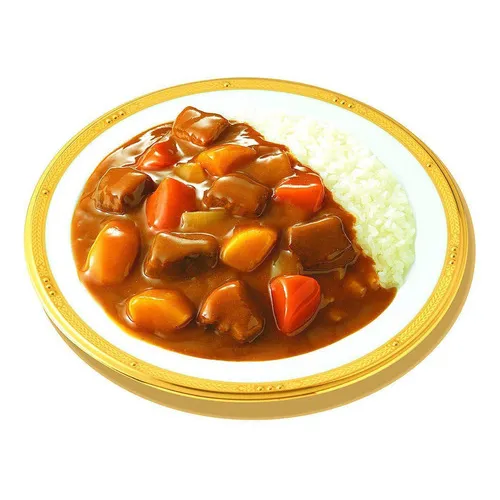 2 Tempero Golden Curry Sabor Picante NÃvel Médio S&b 220g Foto 1