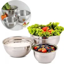 2 Tigela Bowl Saladeira Bacia Funda 22cm Inox 1,6l R3116-22 Foto mini 4
