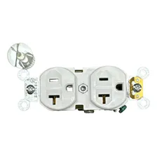 2 Tomadas Padrão Americano 20 Amp - Kit 4x2 Com Espelho Cor Branca Foto mini 4
