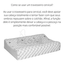 2 Travesseiro Ortopédico Contour Pillow Cervical Magnetico Cor Branco Foto mini 4