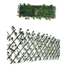 2 Treliças Cerca Gradil Painel Madeira Hera Decoração 1,60m Foto  mini 1
