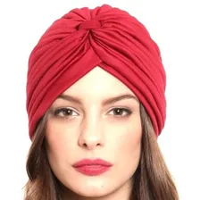 2 Turbante Indiano Feminino Cores De Atacado Cor Cores Variadas Desenho Do Tecido Liso Foto mini 1