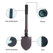 2 Un. Ferramentas Pá Picareta Bússola Serra Abridor Garrafas Foto mini 4