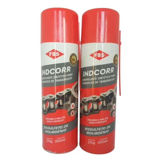 2 Uni Graxa Sintética C/ Bissulfeto Molibdênio Indcorr 300ml Foto 1