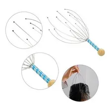 2 uni Massageador Cabeça 12 Pontas Alivia Stress Coçado Kit Foto mini 4