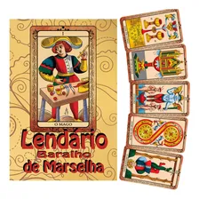 2 Unid Tarô Tarot De Marselha 78 Cartas Em Português Manual Foto  mini 1