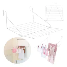 2 Varais De Roupa Para Porta Dobravel Portatil Slim Mor Foto mini 1