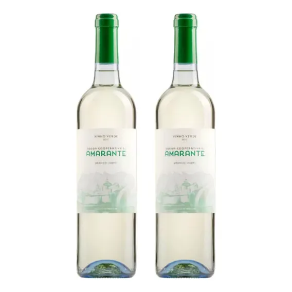 2 Vinho Português Amarante Vinho Verde Branco 750ml Foto 1