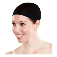 2 Wig Cap Touca Preta Para Peruca Wig Front Proteses Foto mini 2