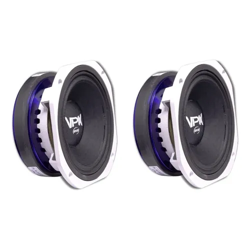 2 Woofer 6 Qvs Mgs 250 Rms Medio Graves Melhor Que Eros 6 Cor Azul Foto 1