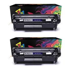 2 X Cartucho Toner Para Q2612a 2612a 12a P/1010 1015 1018 1020 1022 Foto mini 1