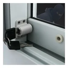 2 X Fechadura Tranca Trava P/ Janela Porta Correr 206 Cor Cinza Foto mini  2