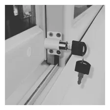 2 X Fechadura Tranca Trava P/ Janela Porta Correr 206 Cor Cinza Foto mini 4