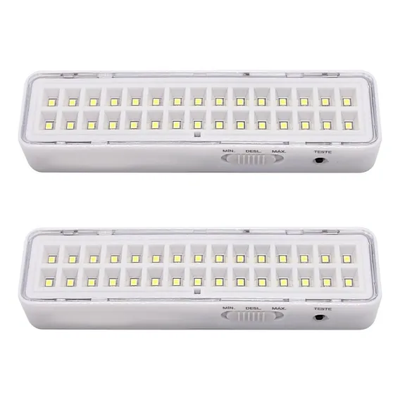 2 X LuminĂĄria 30 Leds 12v 24v Para Barco Central EmergĂȘncia Foto 1