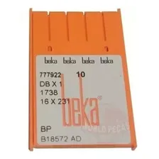 20 Agulhas Beka Dbx1 Máquina Reta Cabo Fino Cor 10/70 Foto mini 1