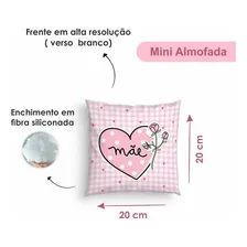 20 Almofadas Decorativas Dia Das Mães 20 X 20 Minha Rainha Cor Colorida Foto mini 2