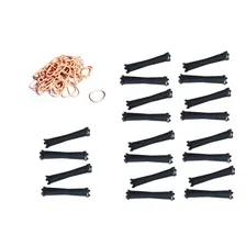 20 Bigudinho/ Bigodim Plástico Nº 3 Para Cachear Os Cabelo Foto mini 1
