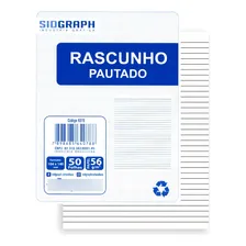 20 Blocos Rascunho Pautado 50 Folhas 10,4x14,0cm Foto mini 1