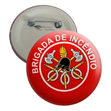 20 Botons Botton Buttons Broches Brigada De IncĂȘndio 3,5 Foto mini 1
