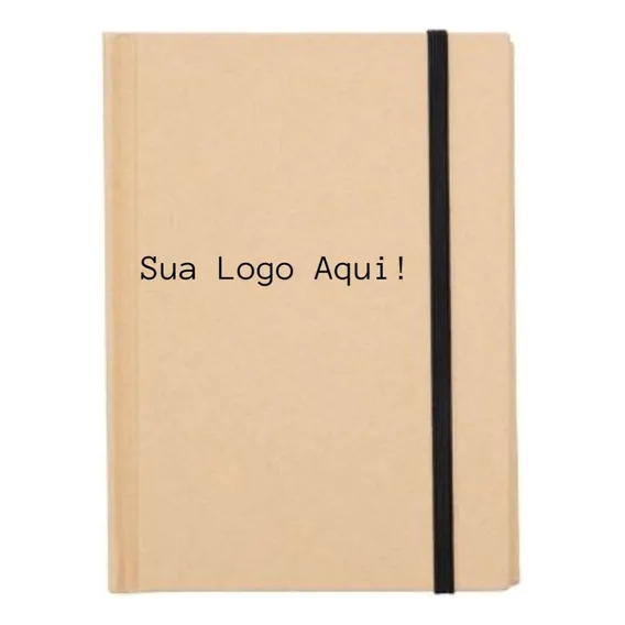 20 Caderneta Moleskine Desenho Eco Personalizado 10x14 Cor Kraft Foto 1