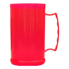 20 Canecas De Chopp Acrílico Lisas Chopp 500ml / Cerveja Cor Rosa Neon Lisa Foto  mini 1