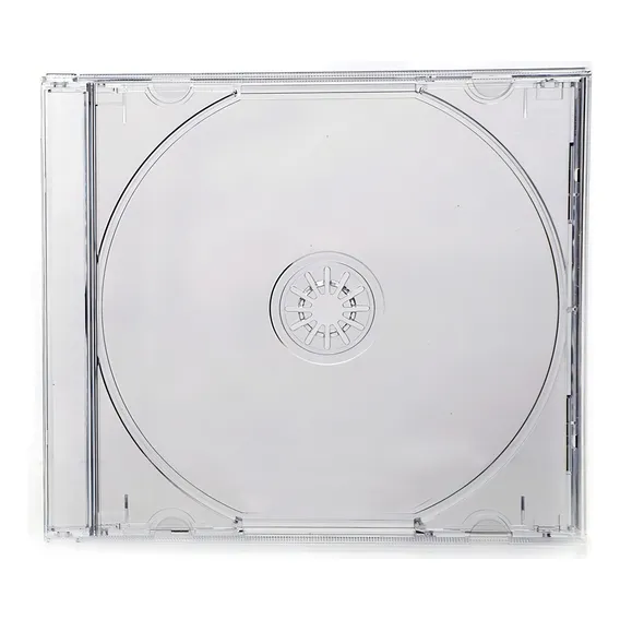 20 Capa Caixa Acrilica Cd Box Tradicional - Transparente Foto 1