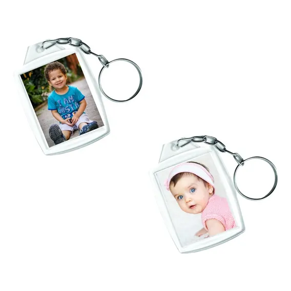 20 Chaveiro Acrílico 3x4 Personalizados Foto 1