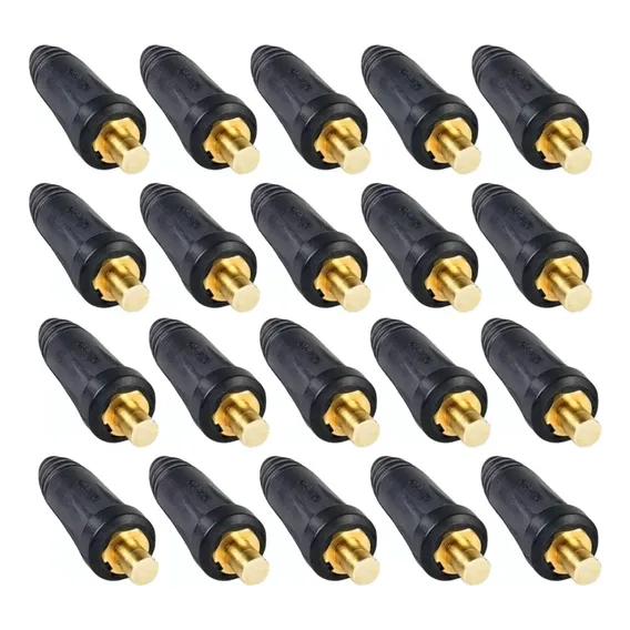 20 Conector Plug Engate Rapido Macho 13mm Maquina Solda Foto 1