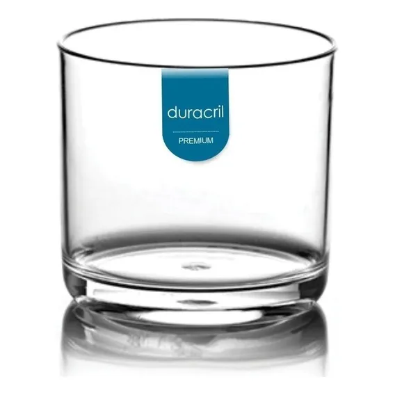 20 Copos De Whisky 320 AcrÃlico Transparente Foto 1