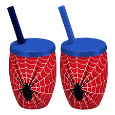 20 Copos Plástico Decorativo Lembrancinha Caçulinha 300ml Cor Aranha Foto mini  2
